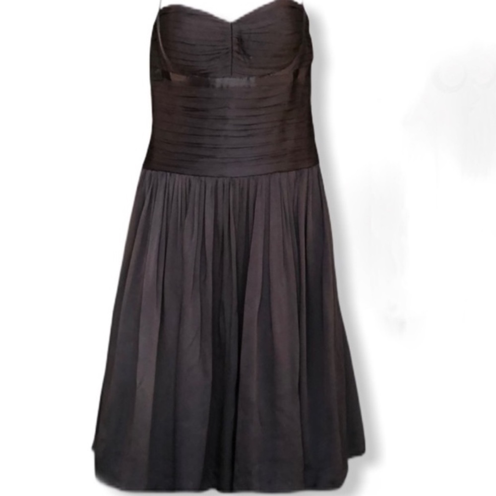 Vintage Laundry by Shelli Segal Black Silk Dress‎